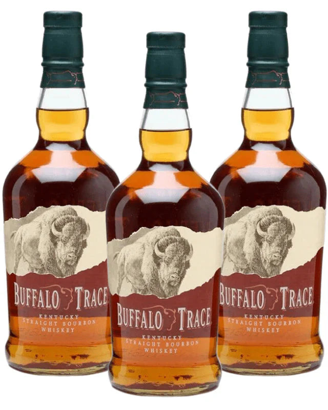 Buffalo Trace Kentucky Straight Bourbon Whiskey Bundle (750ML, 3-Pack)