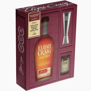 Elijah Craig Bourbon With Old Fashioned Mix & Jigger Gift Set