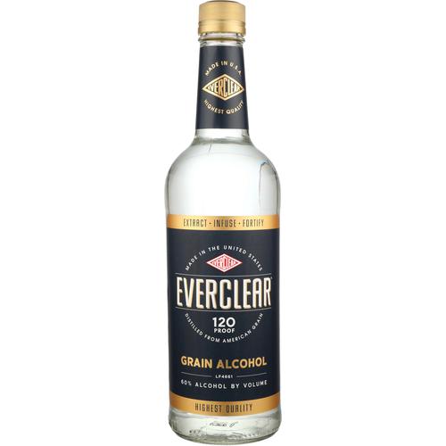 Everclear Grain Alcohol 120 Proof 750ml