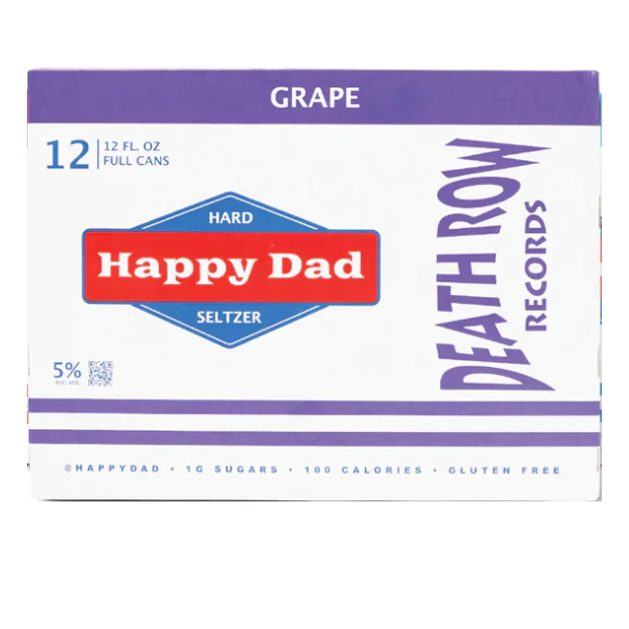 Happy Dad X Death Row Records Grape 12 Pack Hard Seltzer