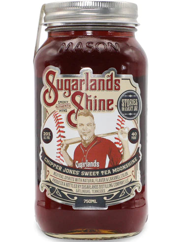 Sugarlands Chipper Jones' Sweet Tea Moonshine 750ml