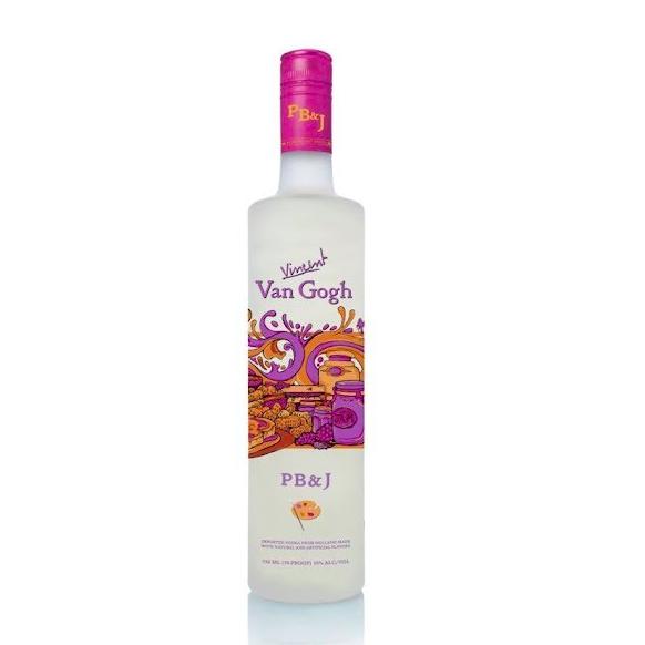 Vincent Van Gogh Peanut Butter & Raspberry Jelly Vodka 750ml