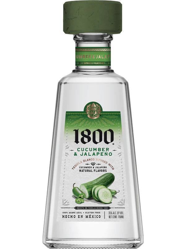 1800 Cucumber & Jalapeno Blanco Tequila 750ml