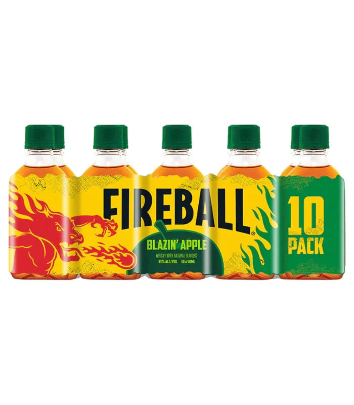 Fireball Blazin' Apple Whisky (10 Pack x 50ML Shots)