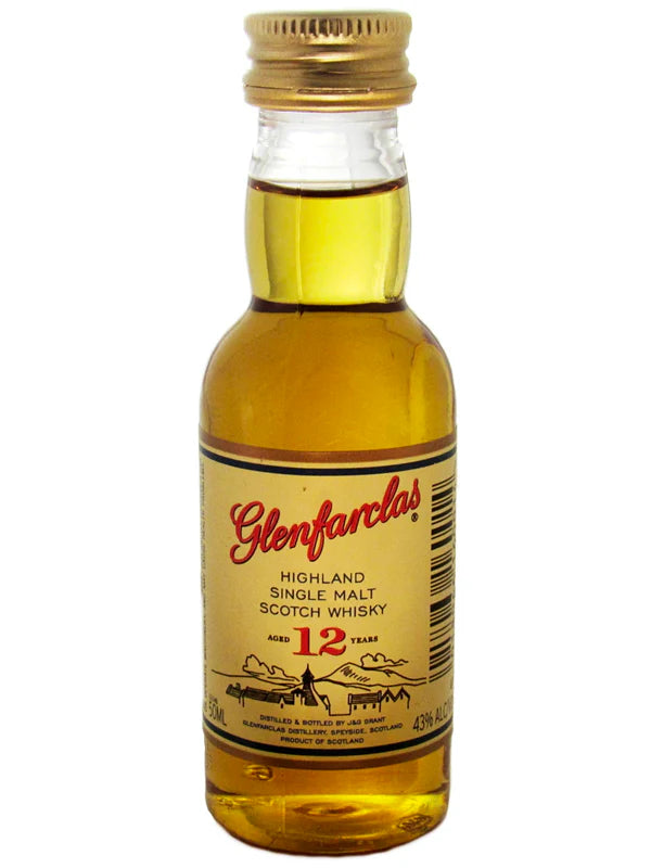 Glenfarclas 12 Year Single Malt Scotch Whisky 50mL Shot