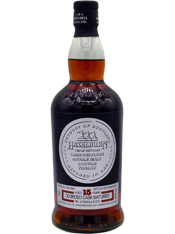 Hazelburn Sherry Wood 15 Year Old Oloroso Cask Matured Scotch Whisky 2023 700ml