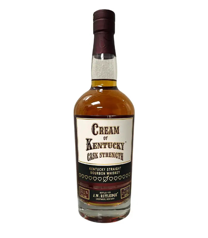 J. W. Rutledge Cream of Kentucky Cask Strength Straight Bourbon 750mL