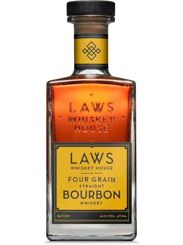 Laws Whiskey House Four Grain Straight Bourbon Whiskey 750ml