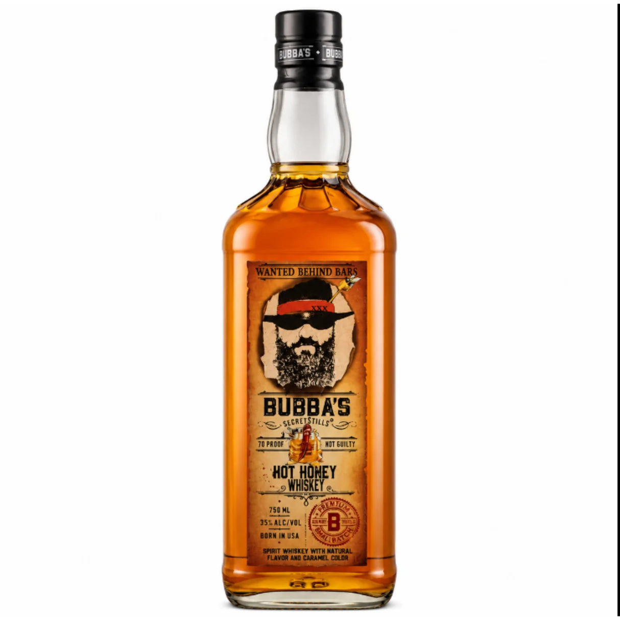 Bubbas Hot Honey Whiskey 750ml