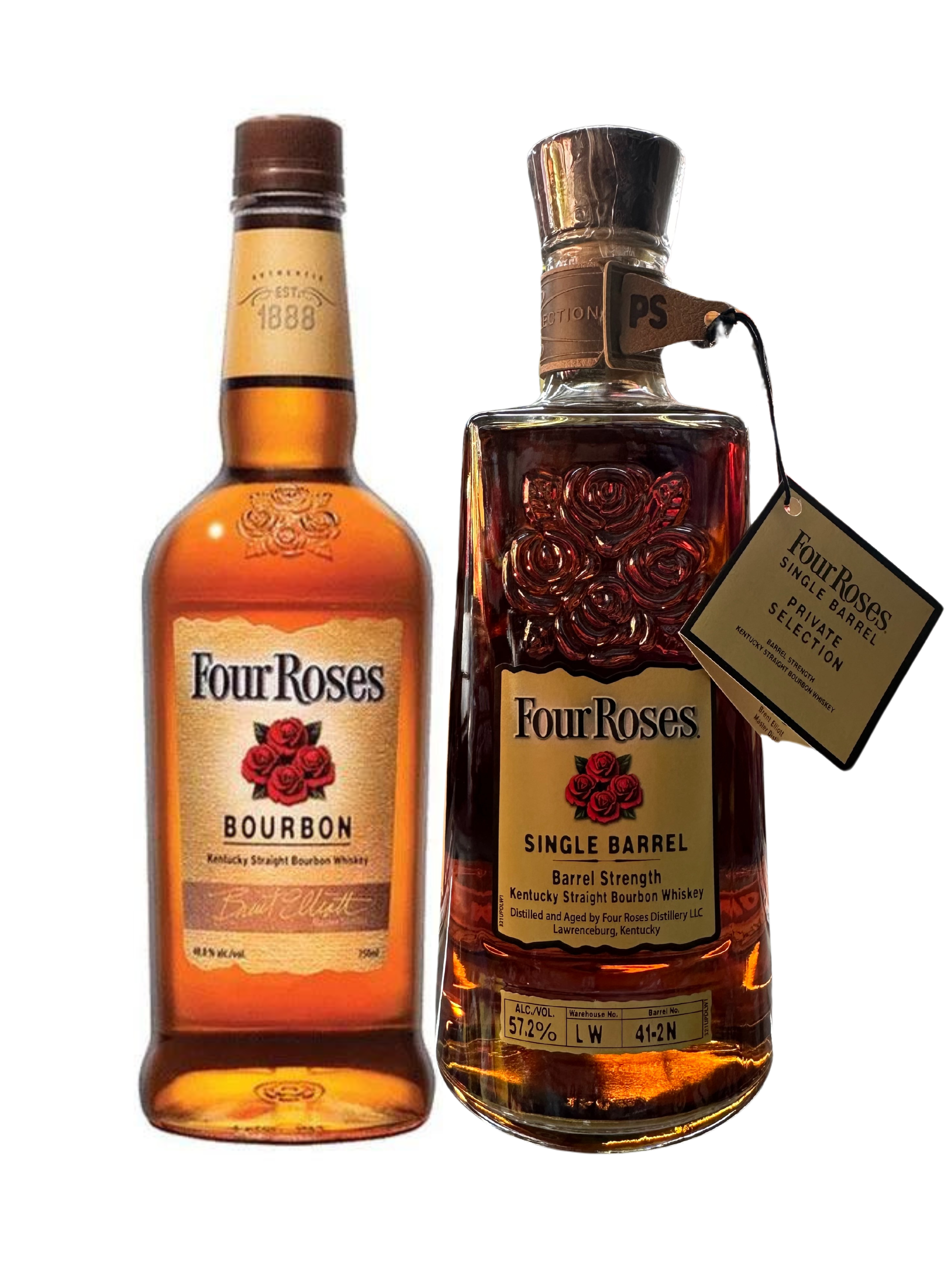 Four Roses OESV Single Barrel Bourbon Private Select Bundle #3 750ml
