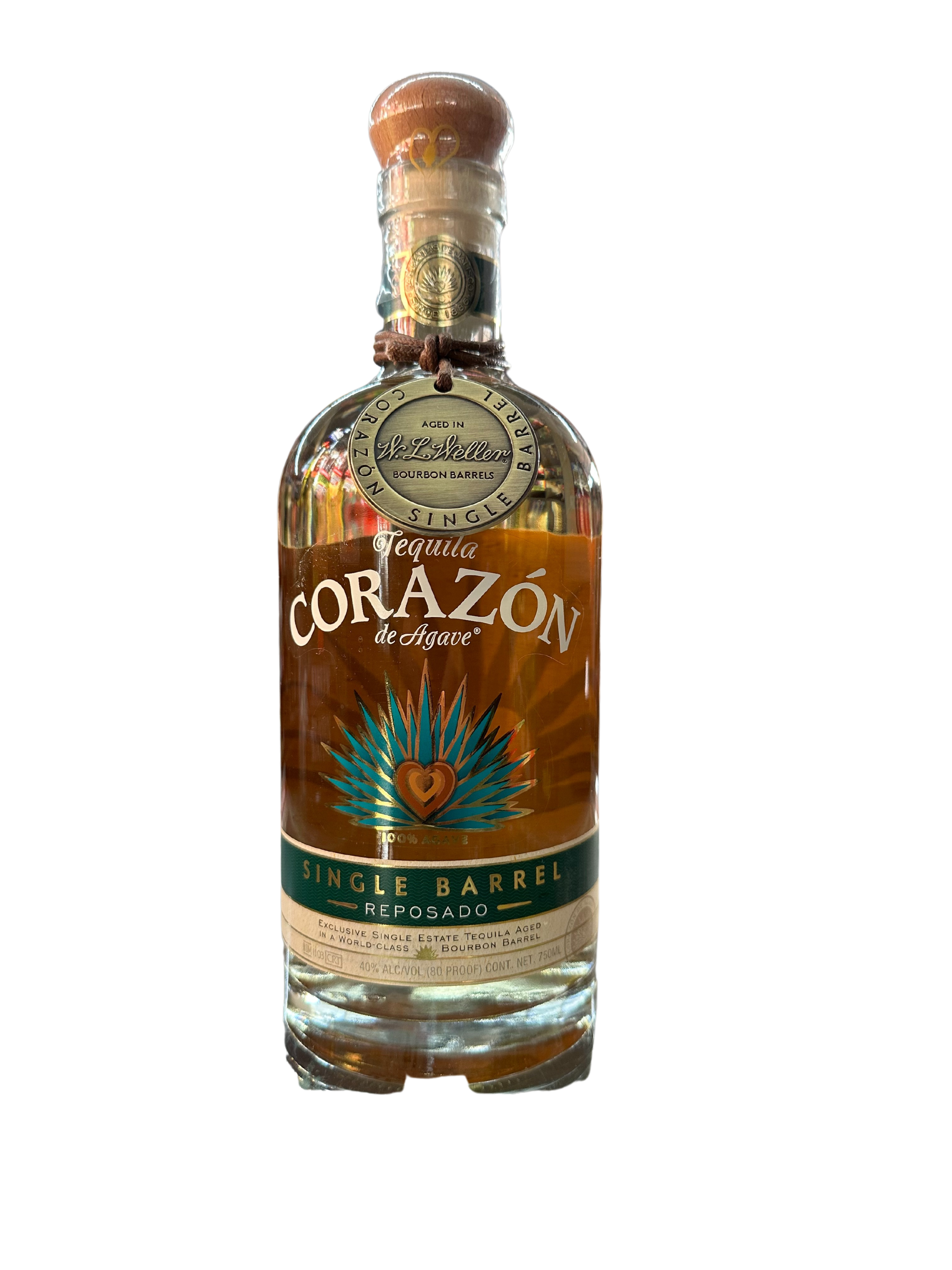 Corazon Single Barrel W.L. Weller Reposado Tequila Barrel Store Pick 750ml