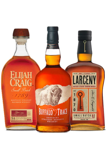 Buffalo Trace, Elijah Craig, Larceny Whiskey Bundle