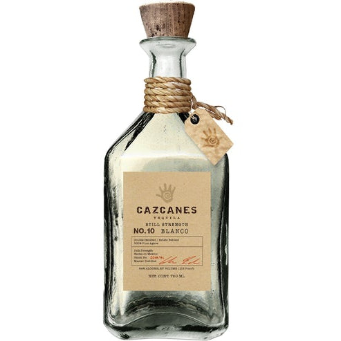 Cazcanes Tequila No.10 Still Strength Blanco 750ml