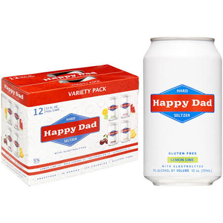 Happy Dad Hard Seltzer Variety 12pk 12oz Cans