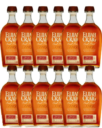 Elijah Craig Small Batch Bourbon Whiskey Full Case (12 Bottles)