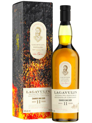 Lagavulin Offerman Edition 11 Year Old Scotch Whisky Charred Oak Cask Finish 750ml
