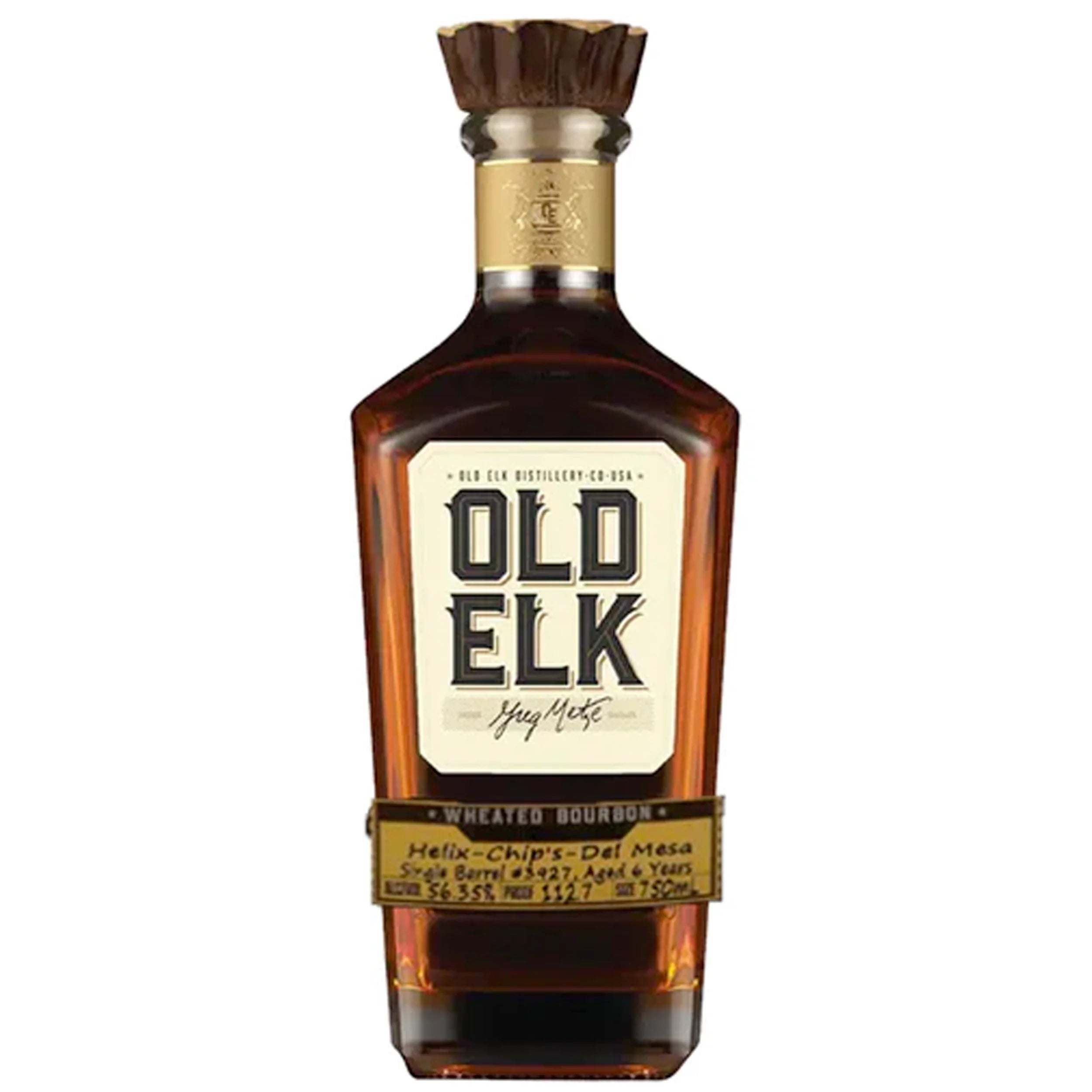 Old Elk 'Maverelk' Wheated Bourbon Whiskey Barrel Pick Single Barrel #3927