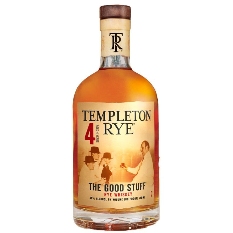 Templeton Aged 4 Years Rye Whiskey 750ml
