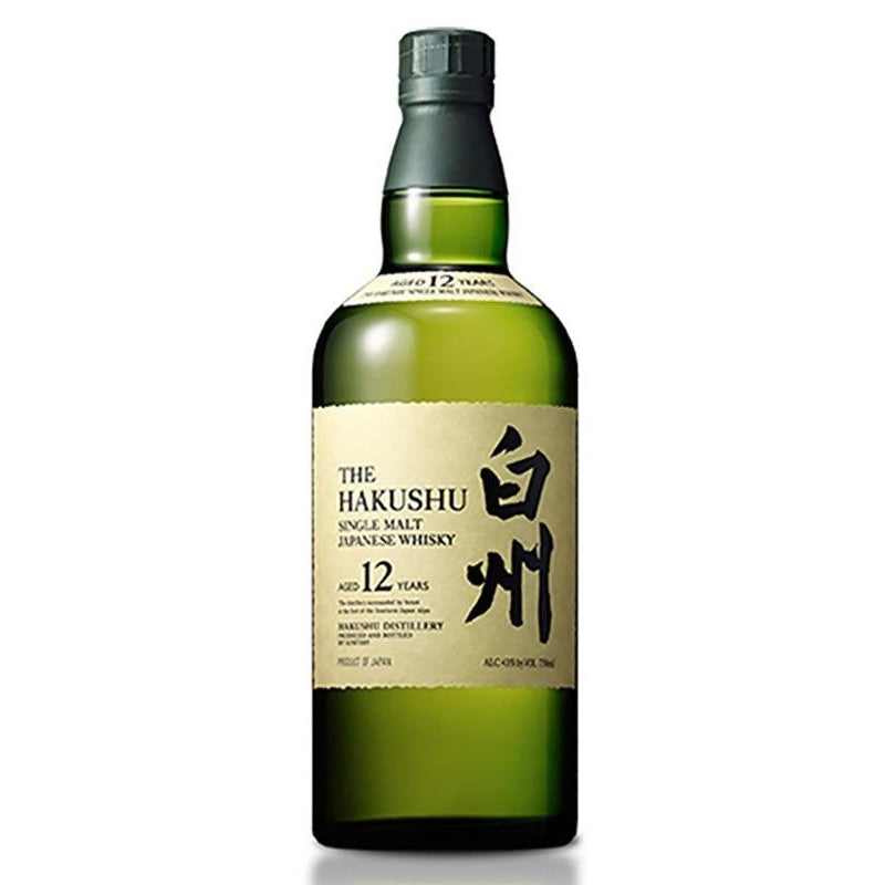 The Hakushu Aged 12 Years Single Malt Japanese Whisky 750ml