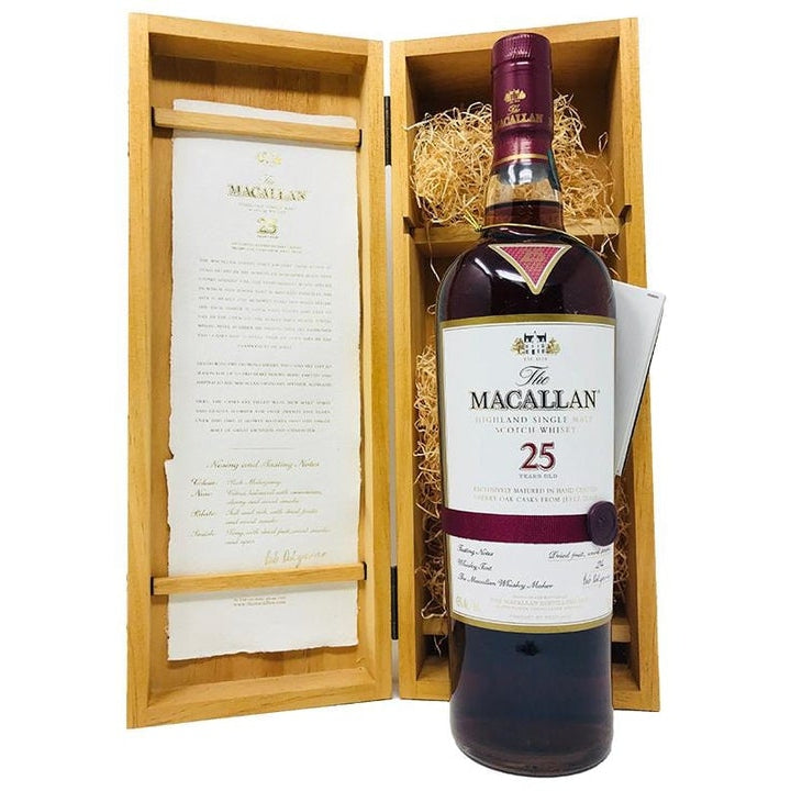 The Macallan Sherry Oak 25 Year Old Scotch Whisky 750ml