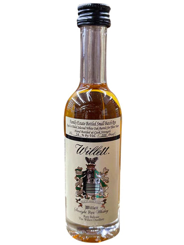 Willett Family Estate 3 Year Old Cask Strength Rye Whiskey Miniature 50ml